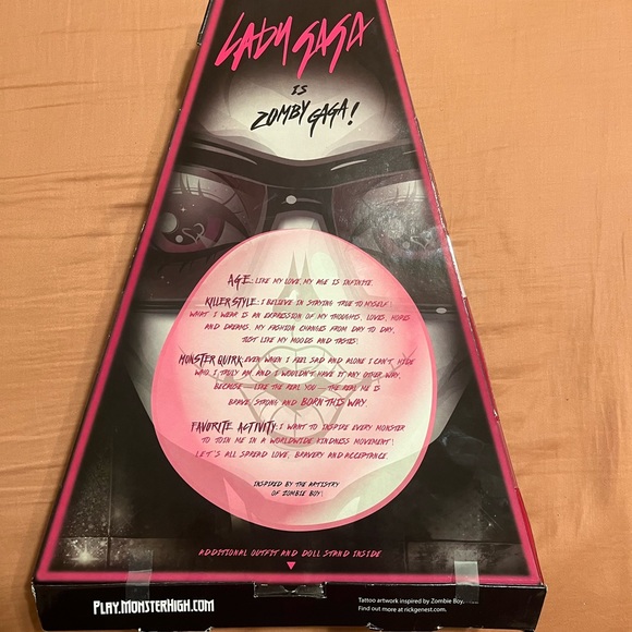 Monster High Zomby Gaga Doll New In Box Zombie Gaga Monster High Collectors Doll - Picture 5 of 5